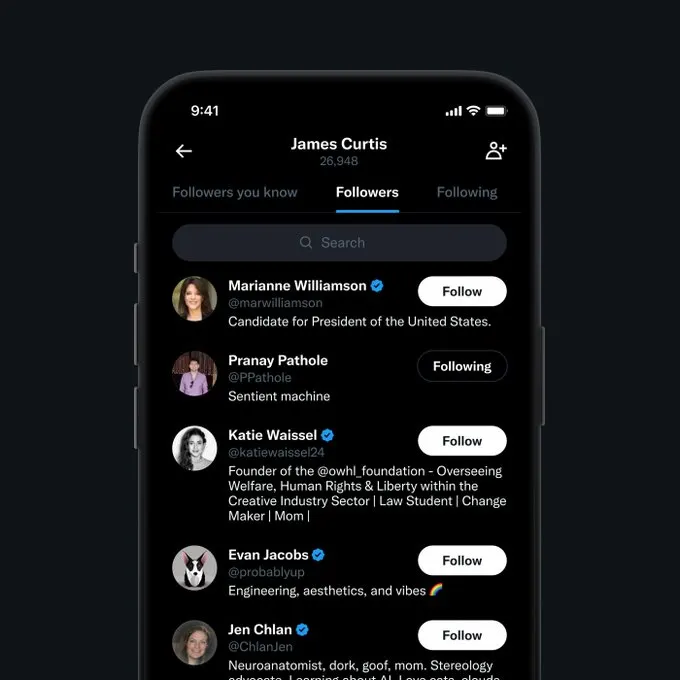 Twitter Follower Search