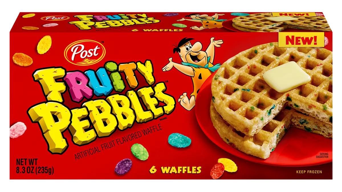 Post Pebbles waffles