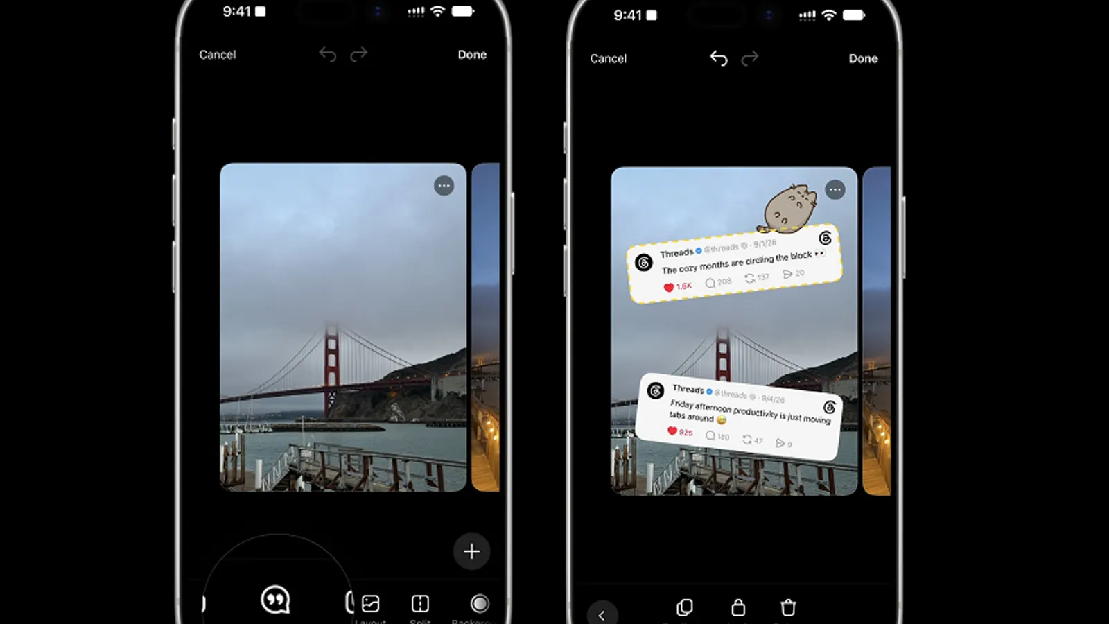 Threads, alıntı gönderiler için daha fazla görsel seçeneği test ediyor