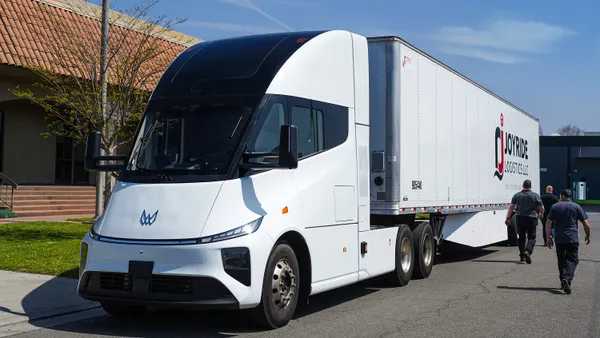 A Windrose Electric truck used by Arizona-based JoyRide Logistics.