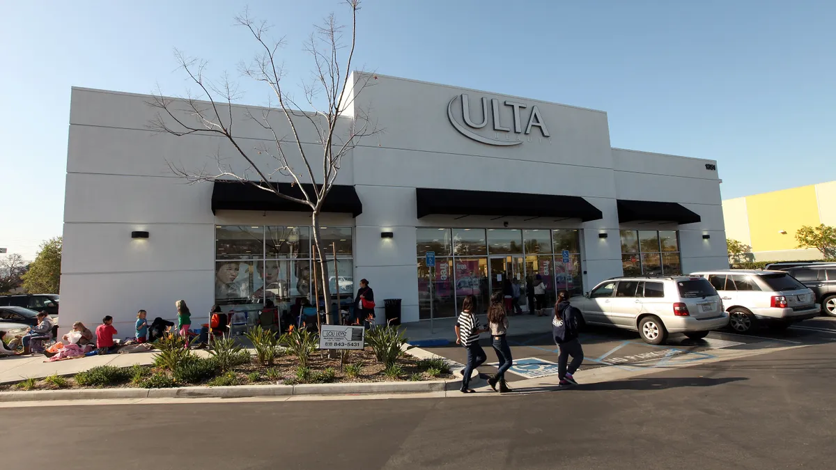 Shot of Ulta Beauty storefront