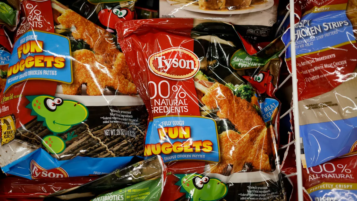 Tyson Foods is laying off workers at its processing plant in Wilkesboro, North Carolina.