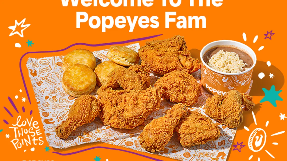 Popeyes first-ever loyalty program