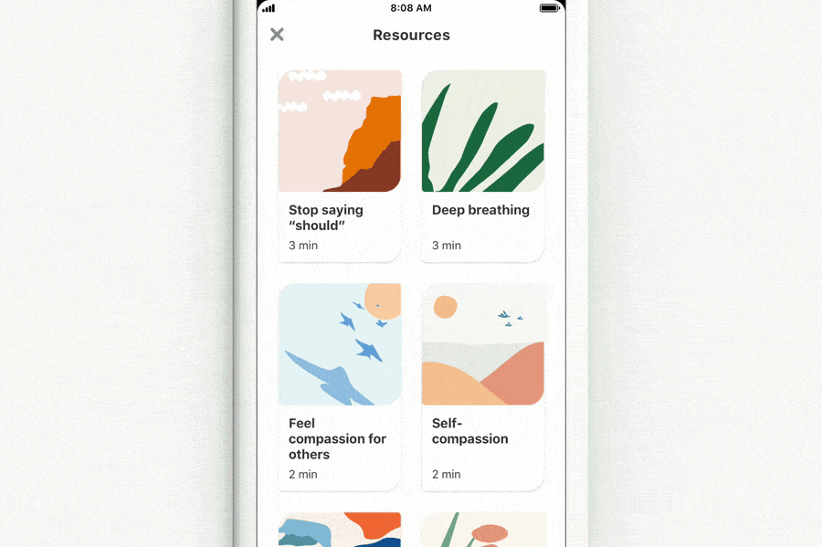 Pinterest self help exercises