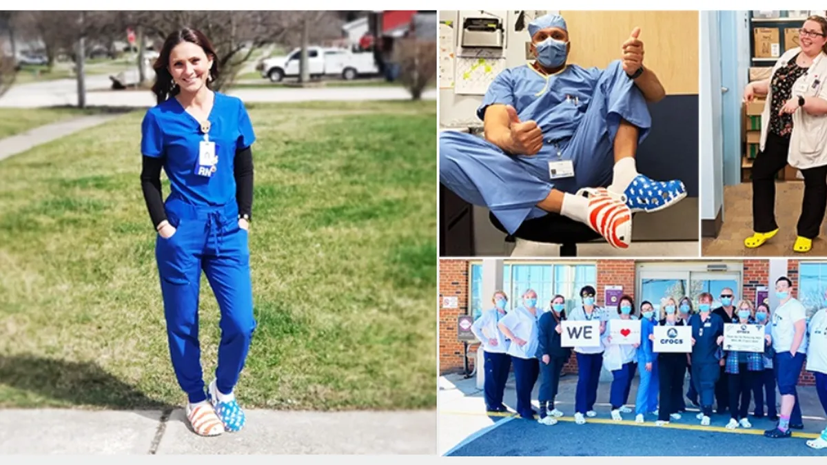 Crocs donates 860,000 pairs to healthcare workers