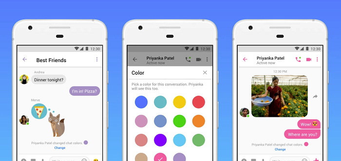 Facebook Messenger Lite update