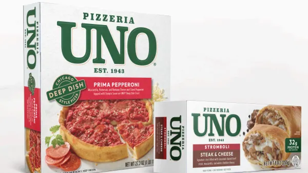 A box of Uno pizza.