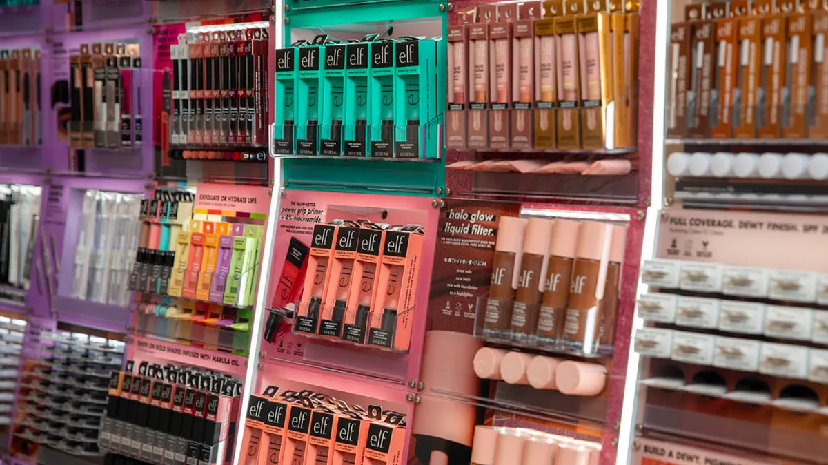 E.l.f. products on the shelf