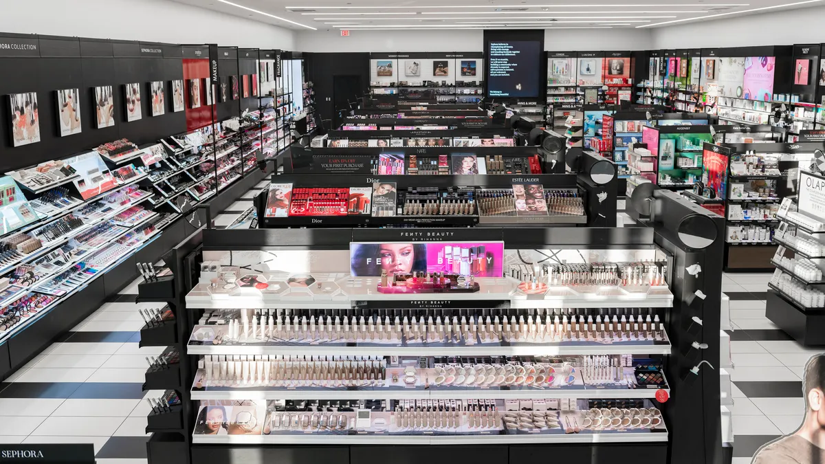 Inside a Sephora store