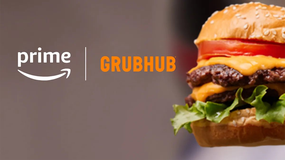 Combined Prime and Grubhub logos