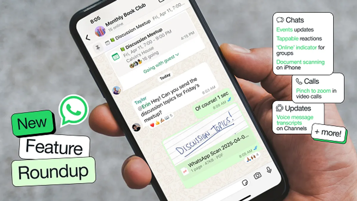 WhatsApp Roundup April