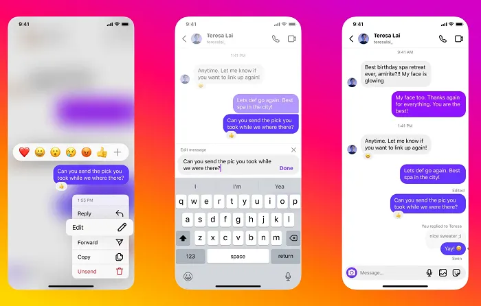 Instagram DM update