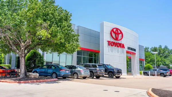 Toyota dealership in Austin, Texas.