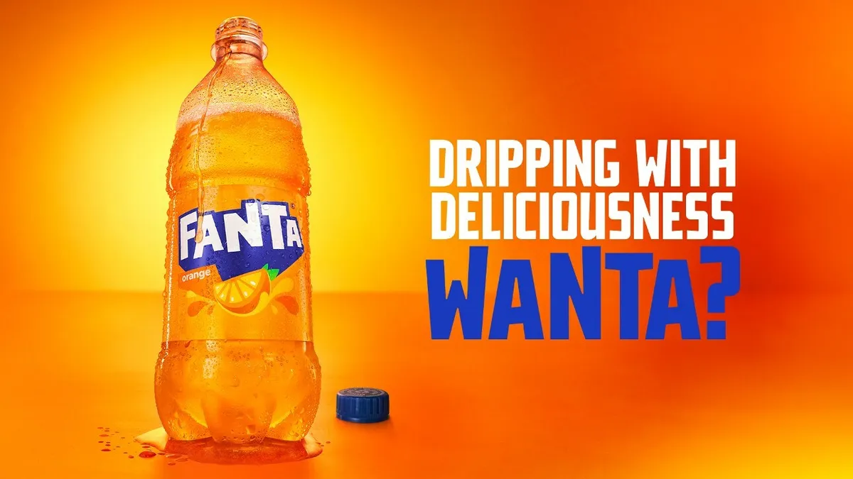 Fanta's "Wanta Fanta" campaign imagery