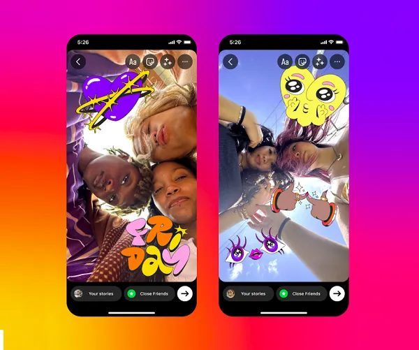 Instagram Sticker update