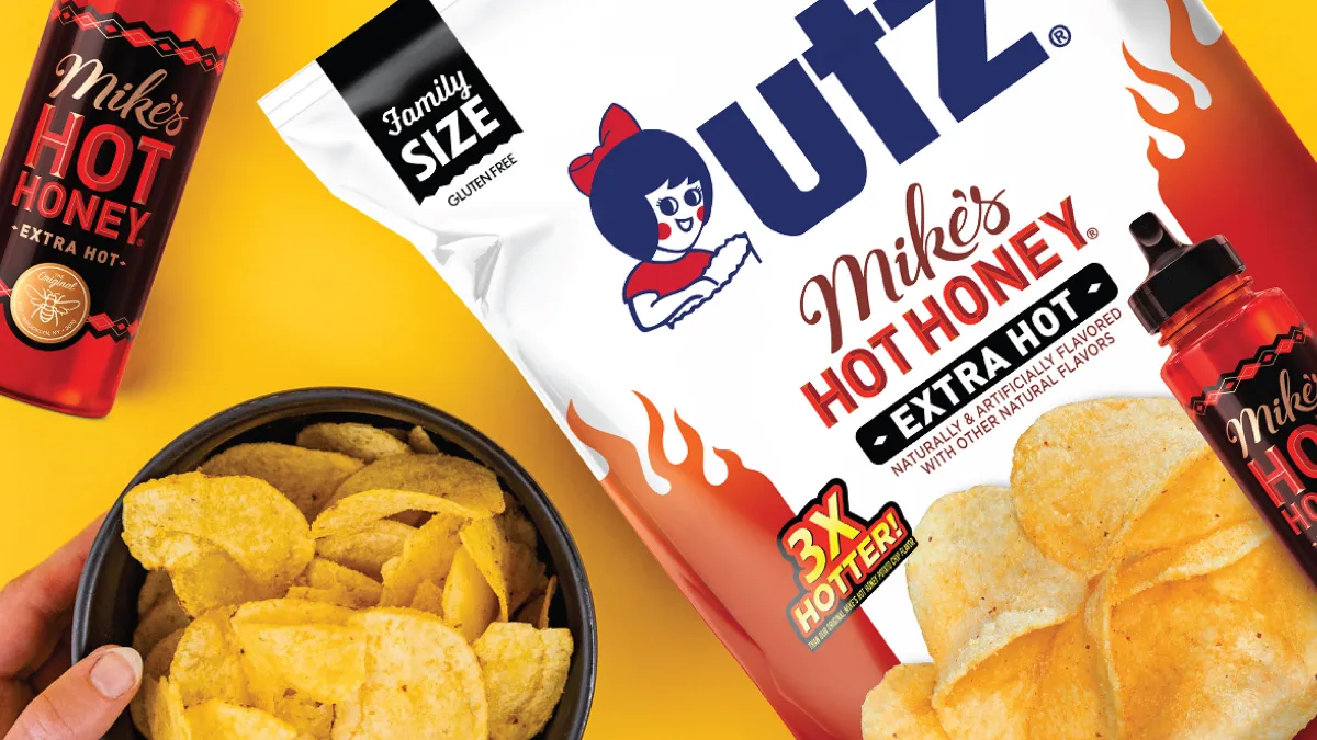 Utz Mike’s Hot Honey chip bag