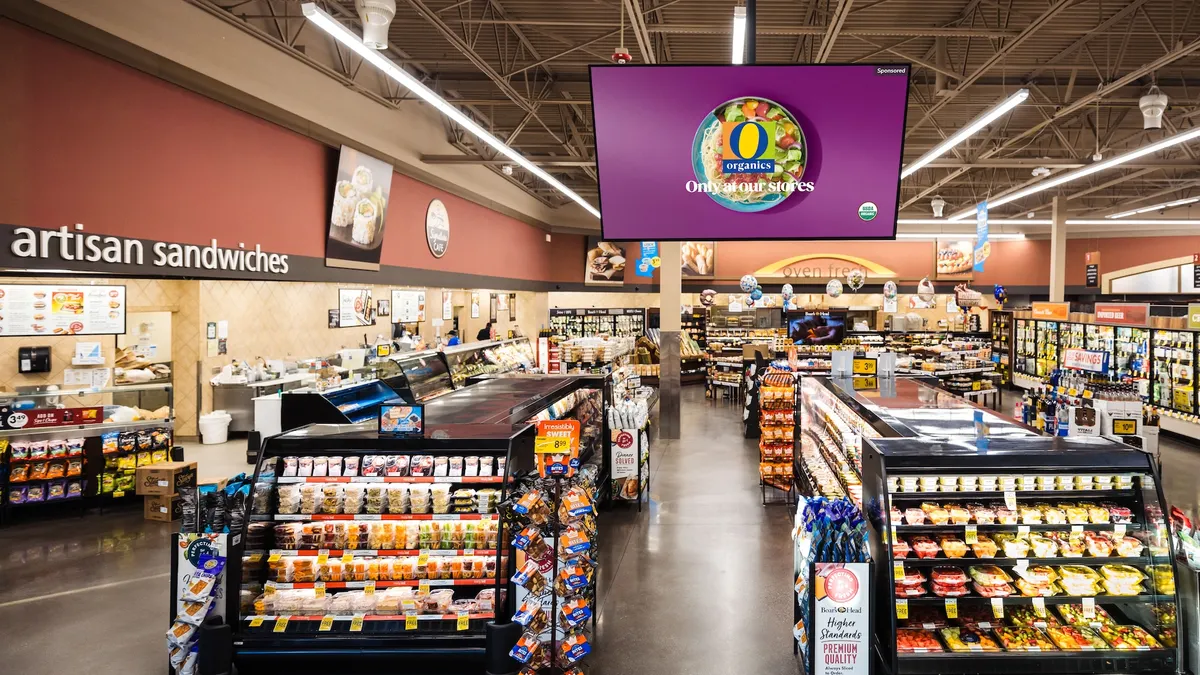 Albertsons in-store display network