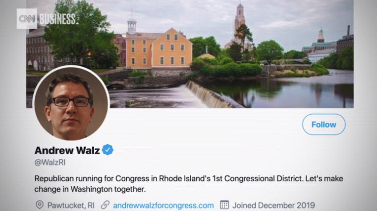 CNN fake candidate profile