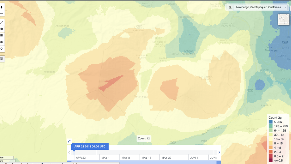 Facebook cellular coverage map