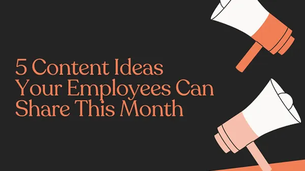 Employee sharing ideas