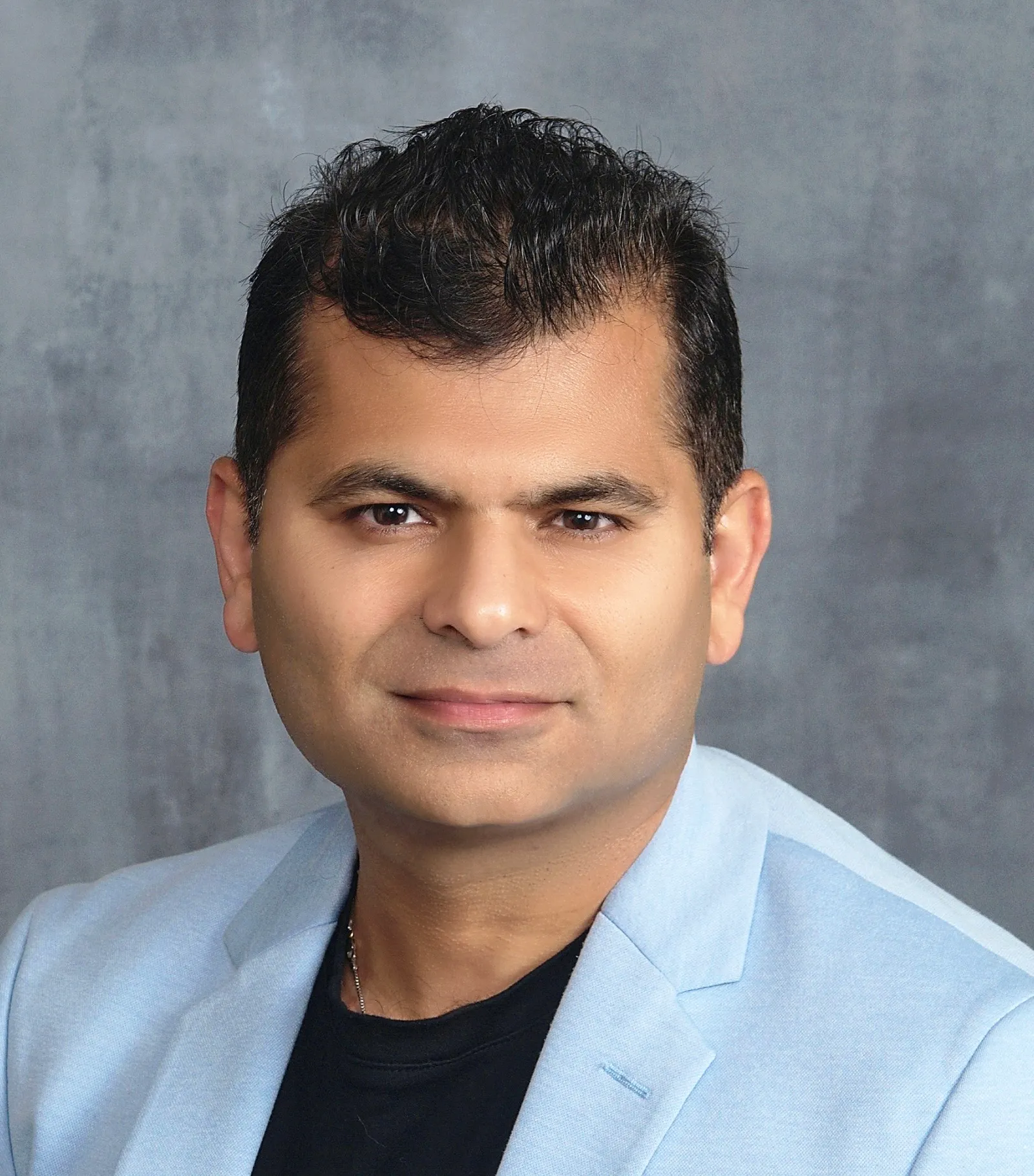 A profile shot of Gautam Bhat.
