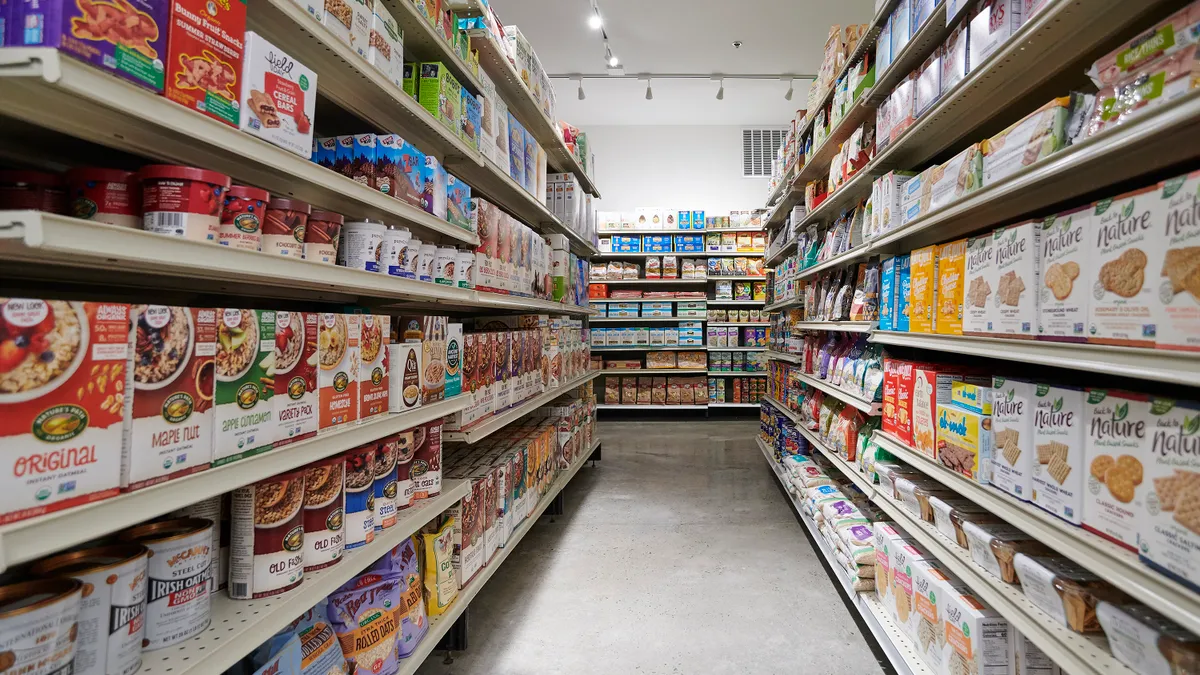 Interior of South Philly Food Co-op store