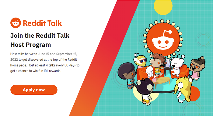Reddit Talks program