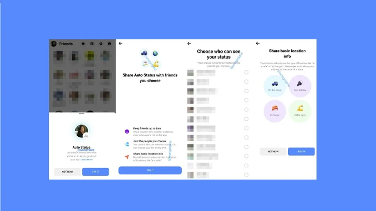 Facebook Messenger Auto Status
