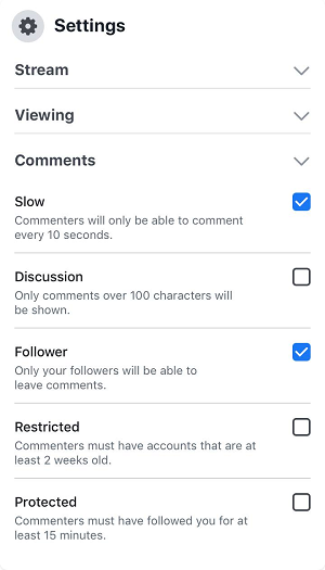 Facebook Live Producer