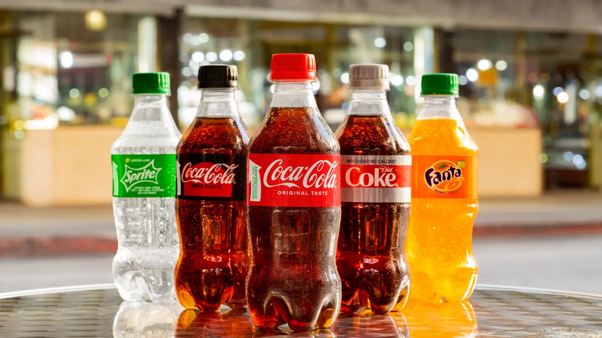 Coca-Cola, plastic