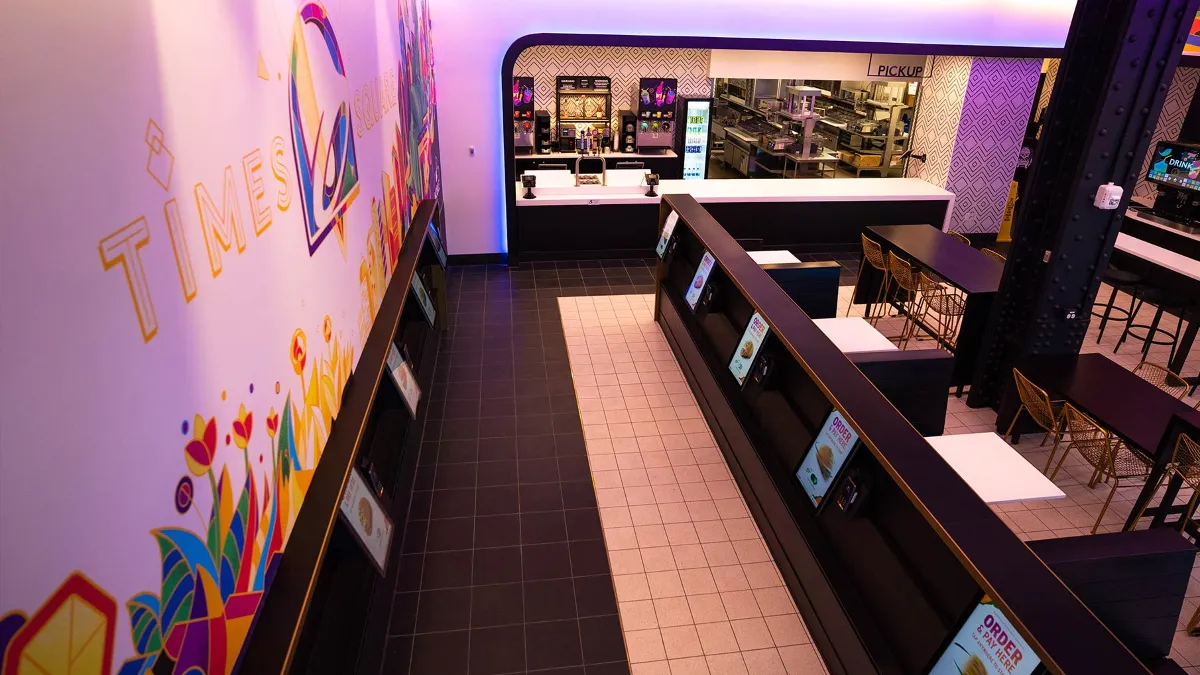 Inside Taco Bell's Times Square Cantina, which opened April 14, 2021