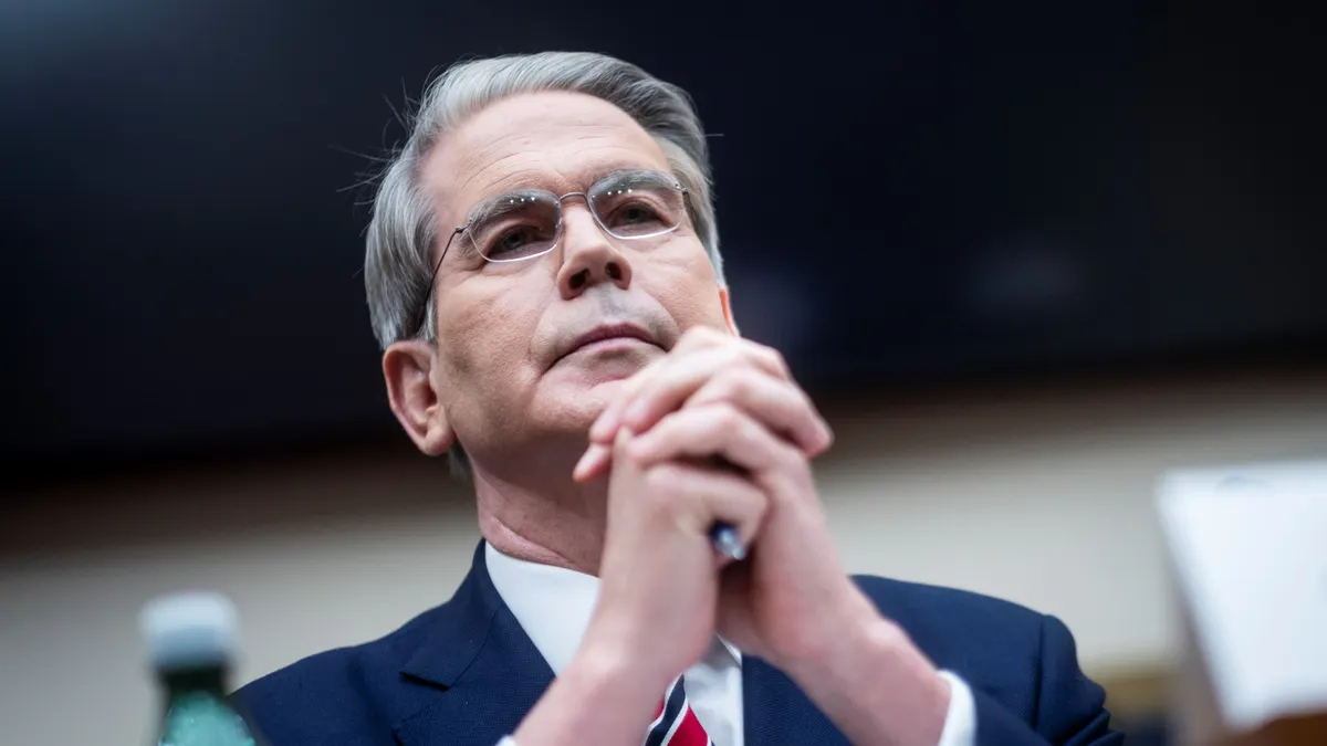 Treasury Secretary Scott Bessent appears before the House Financial Services Committee on May 7, 2025, in Washington, D.C.