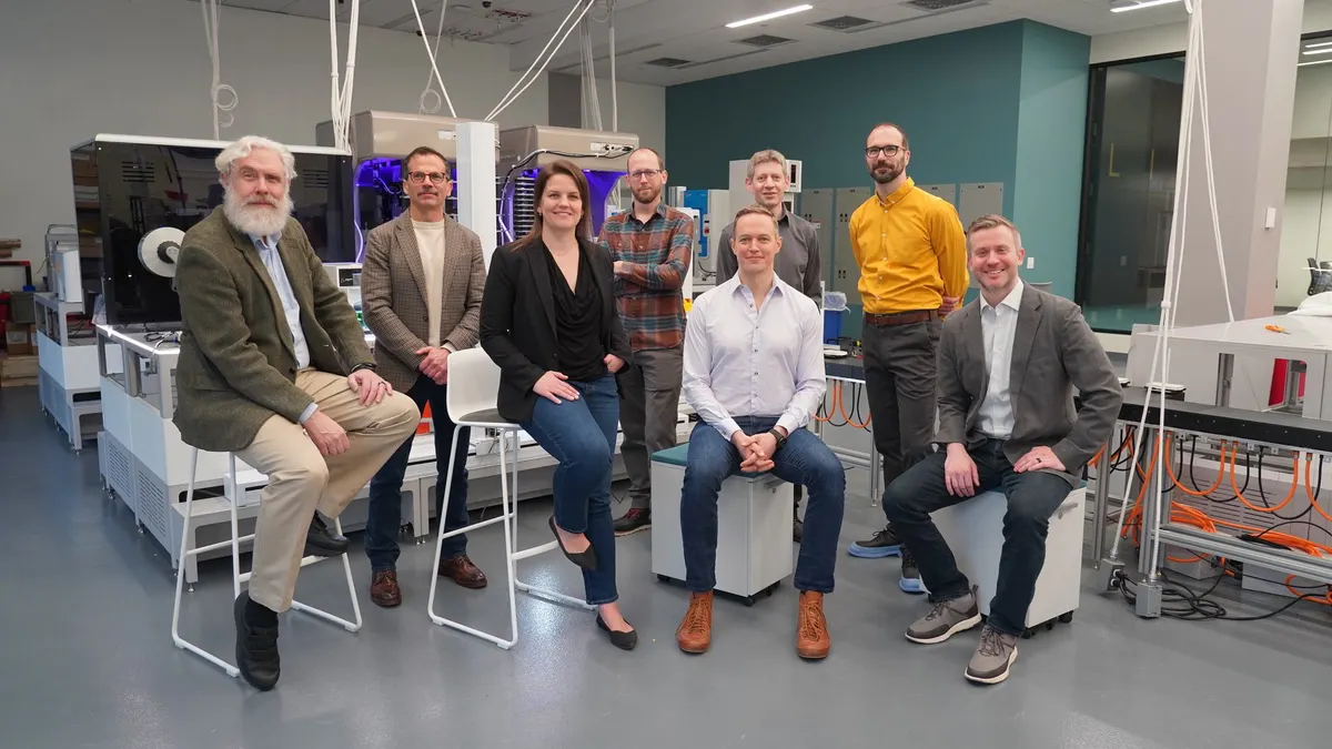 A group of scientists and executives with Lila Sciences.