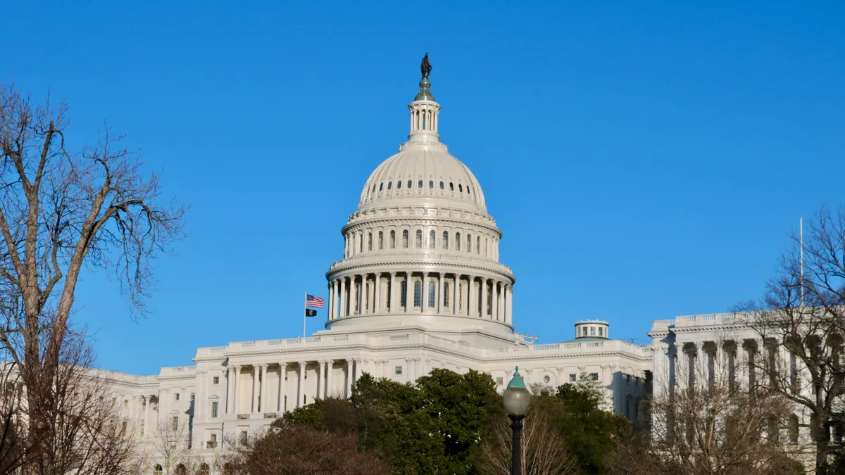 The United States Capitol in February 2020