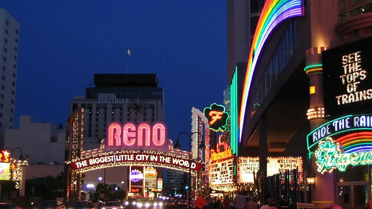 reno, nevada, downtown