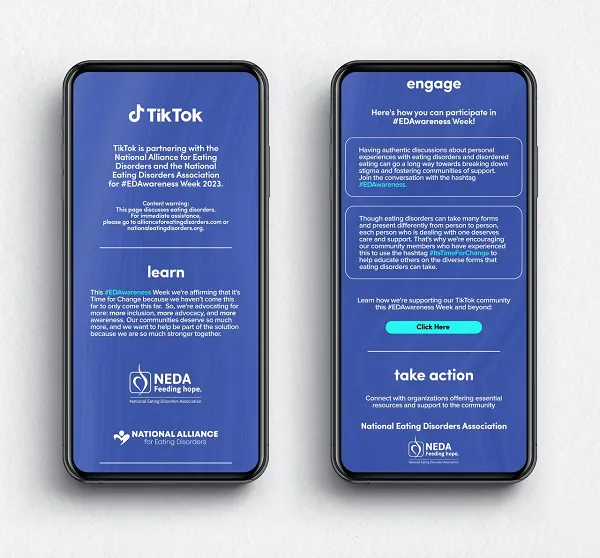 TikTok Eating Disorder Awareness Week