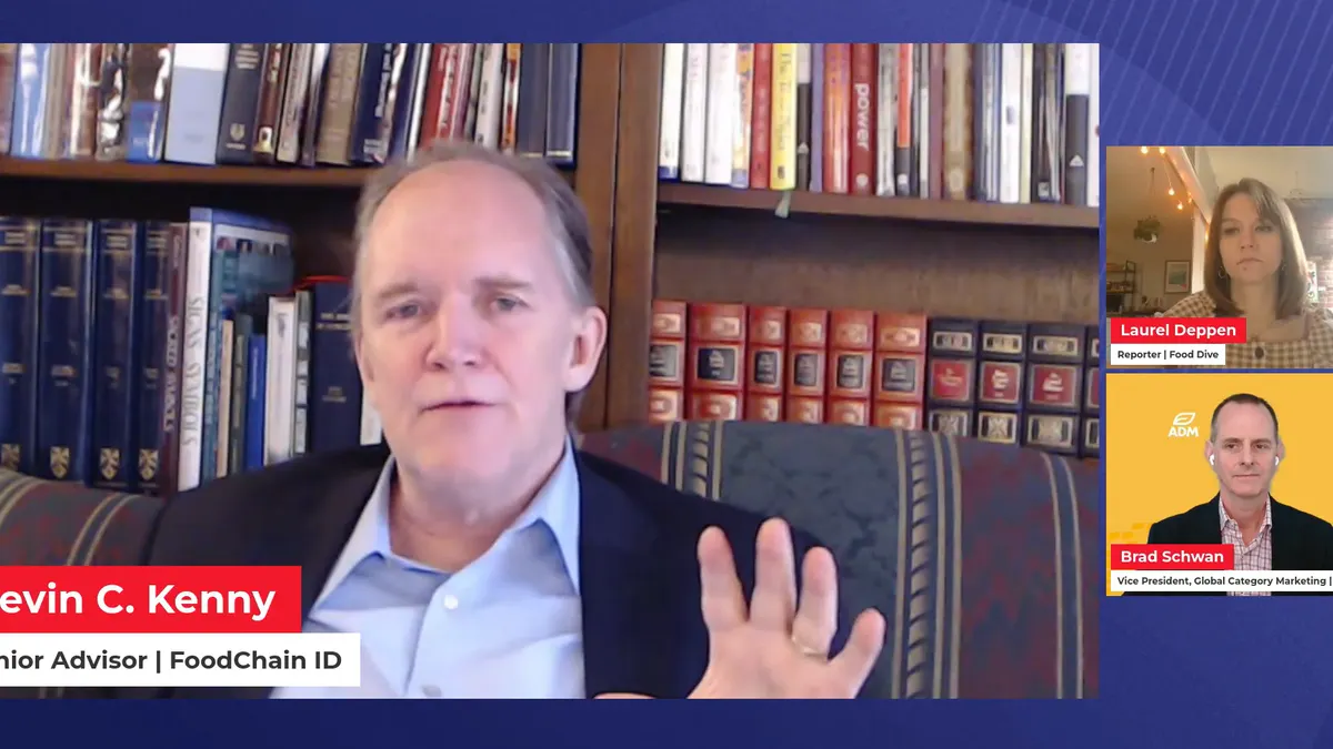 Kevin Kenny, senior advisor at FoodChain ID, and Brad Schwan, vice president of global category marketing at ADM.