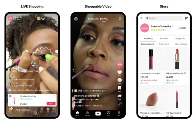 TikTok shop example