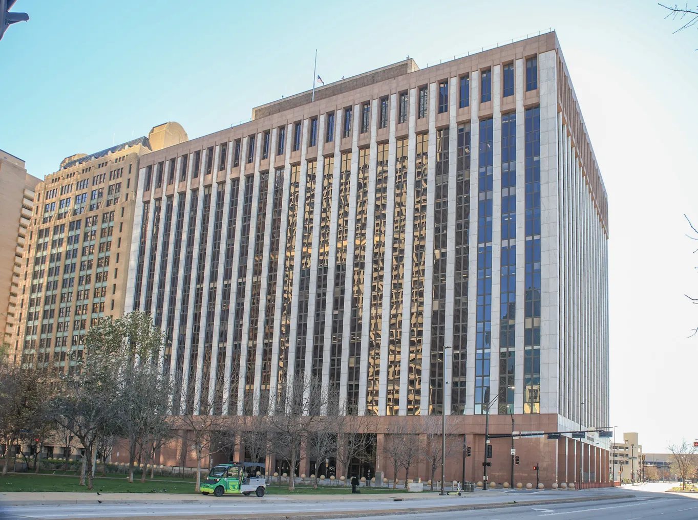 Earle Cabell Federal Building and U.S. Courthouse in Dallas, Texas.