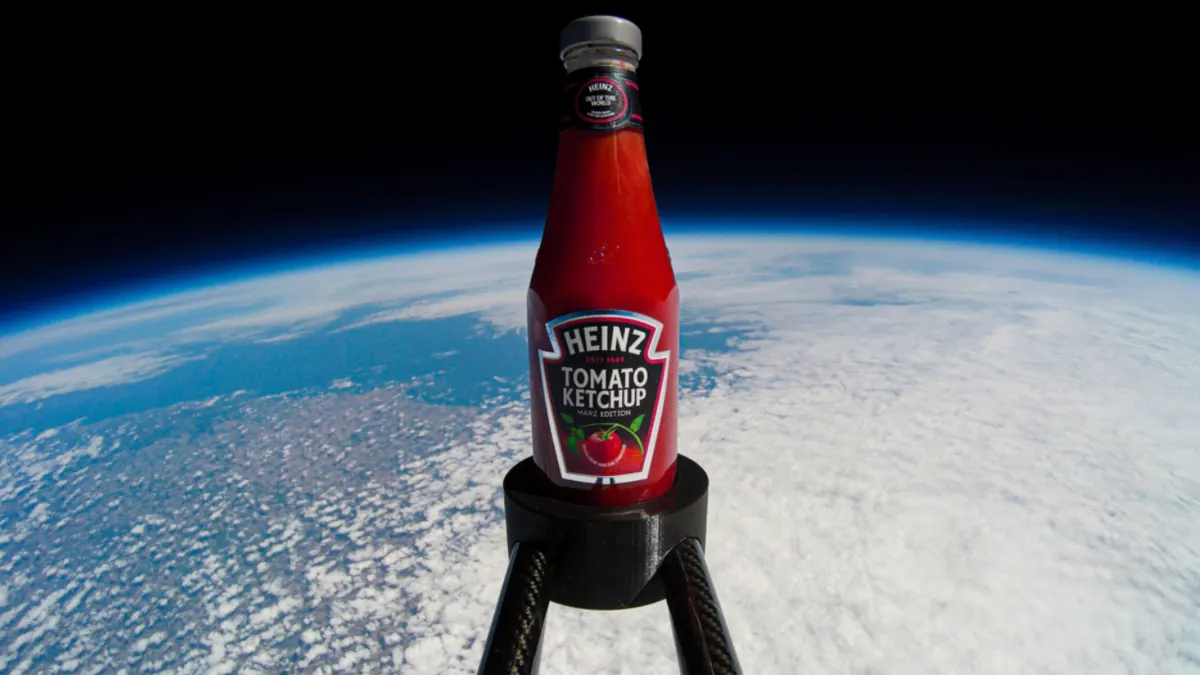 Heinz, ketchup, space, Mars