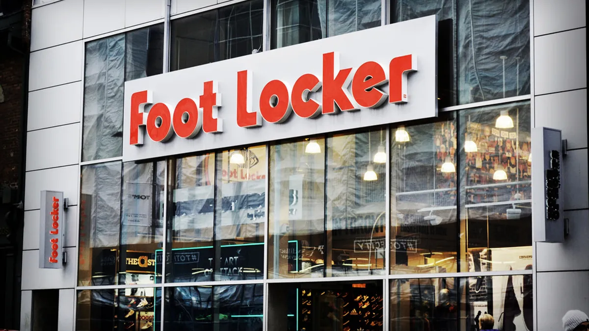 External shot of a Foot Locker store