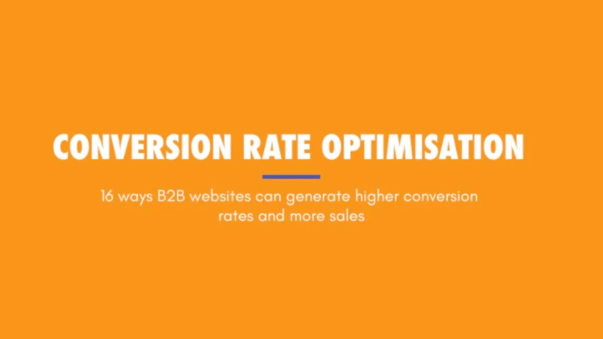 Conversion Rate Optimization infographic