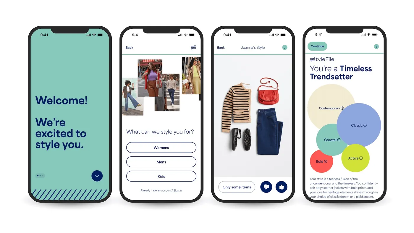 Stitch Fix's mobile app