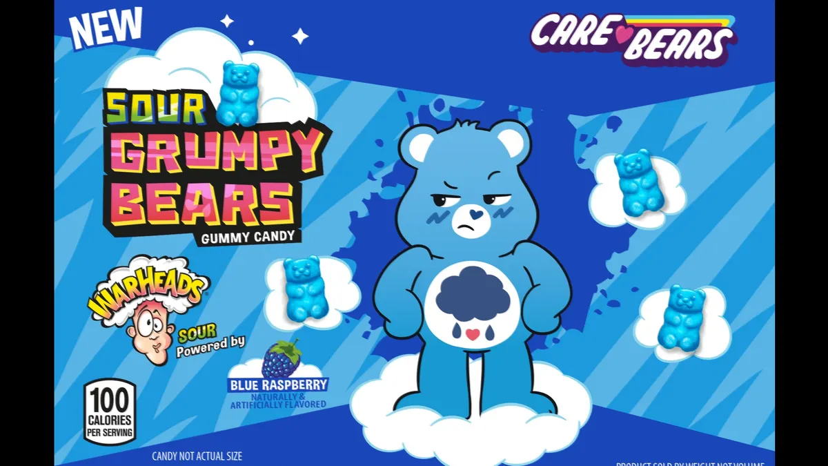 Warheads collaborates with Care Bears on a new sour candy.