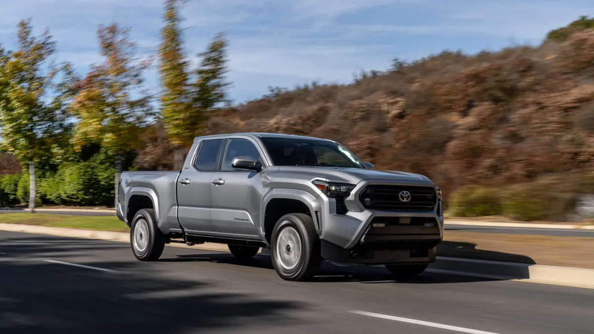 2026 Toyota Tacoma SR5, in motion
