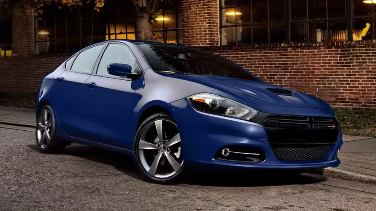 A 2016 Dodge Dart.