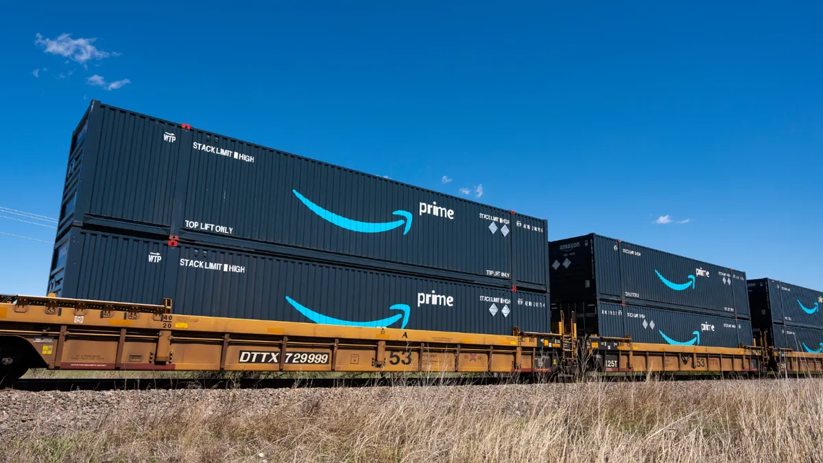 Amazon Intermodal cars