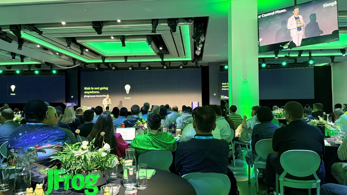 Attendees at the JFrog annual swampUP conference on September 2, 2026 in New York City.