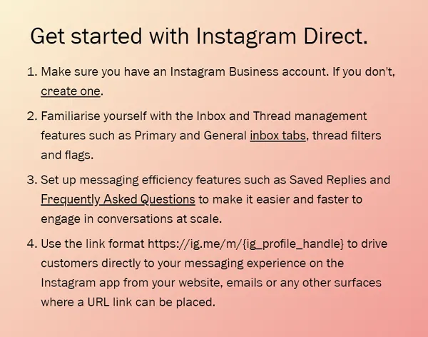Instagram DM tips