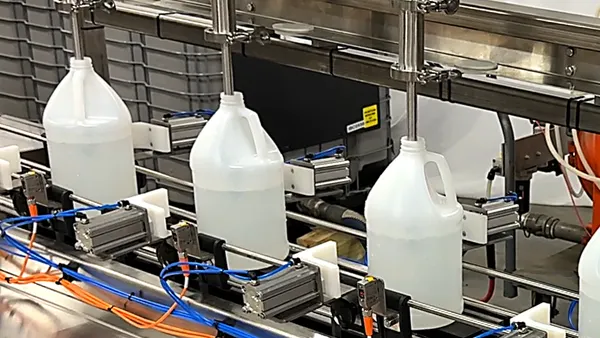 Packaging facility automatic filling process